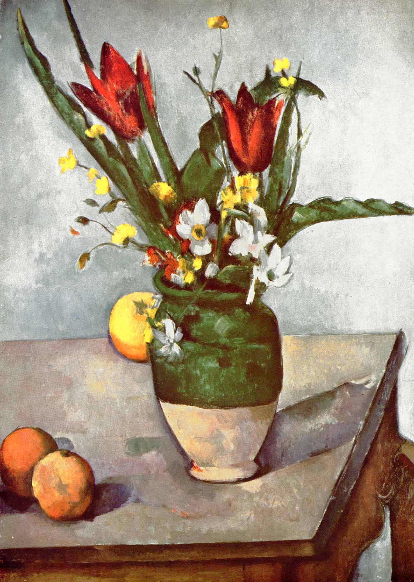 Paul Cezanne Laleler ve Elma