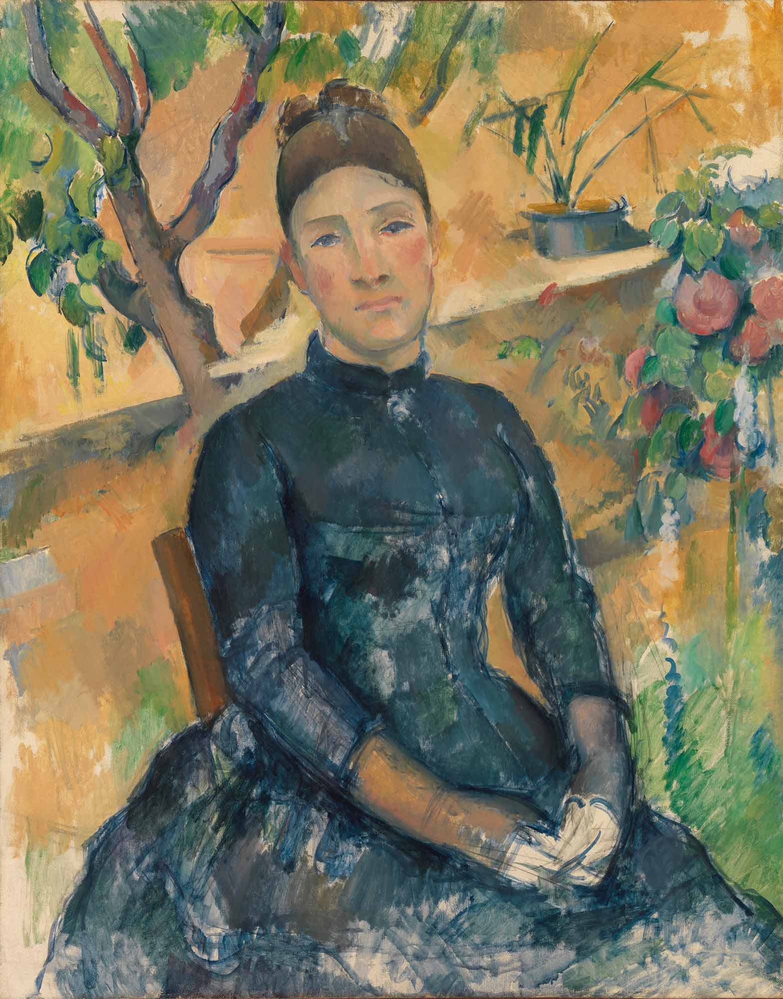 Paul Cezanne Madam Cezanne