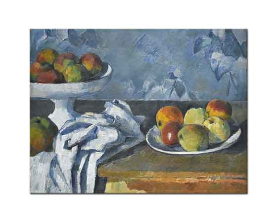 Paul Cezanne Meyve Kabı ve Elmalar