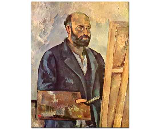 Paul Cezanne Paleti ile Kendi Portresi