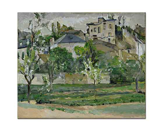 Paul Cezanne Pontoise'de Sebze Bahçesi