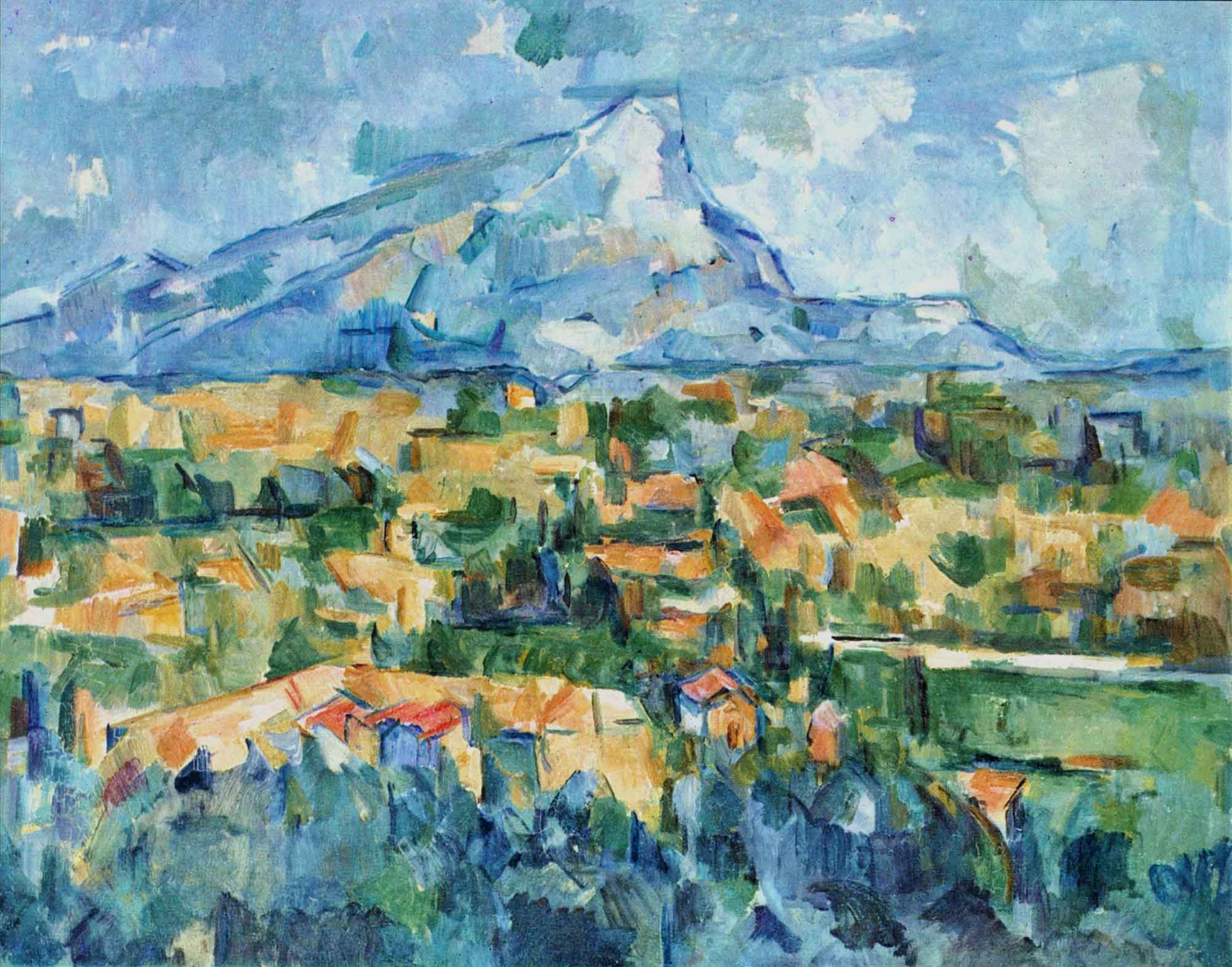Paul Cezanne Saint Victoria Dağı