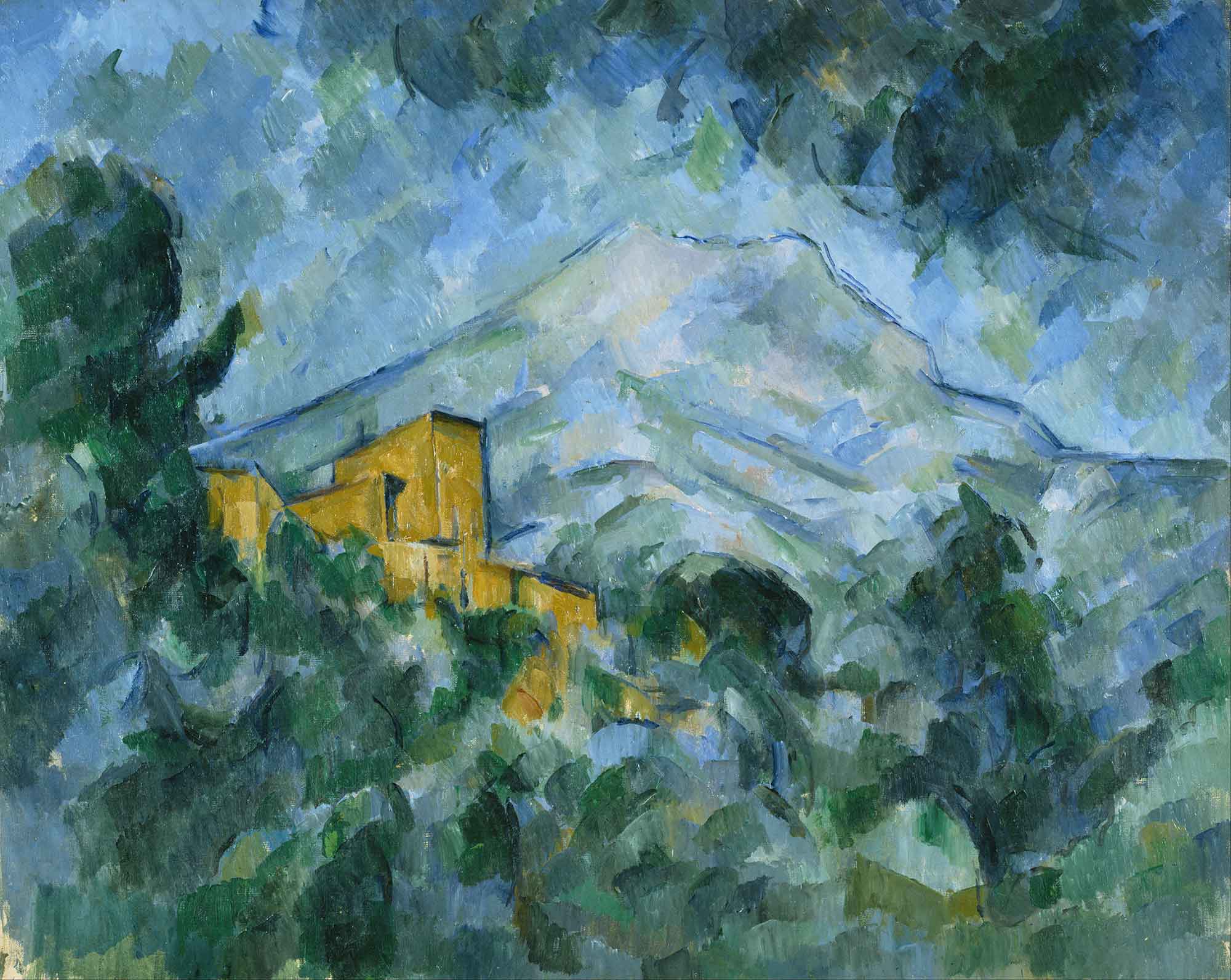 Paul Cezanne Saint Victorie Dağı Noir Şatosu