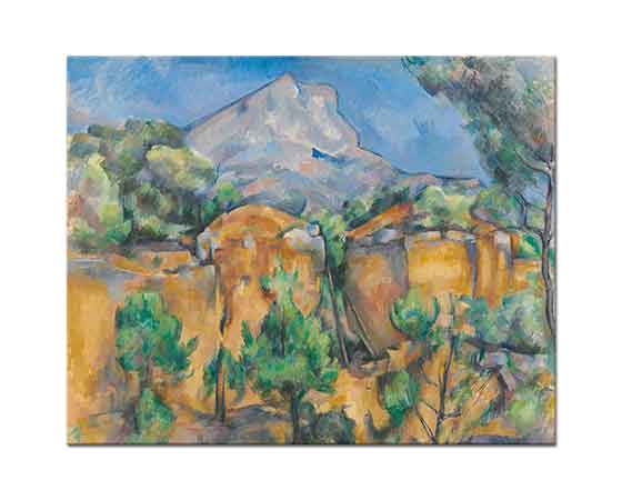 Paul Cezanne Sainte Victoire Tepesi