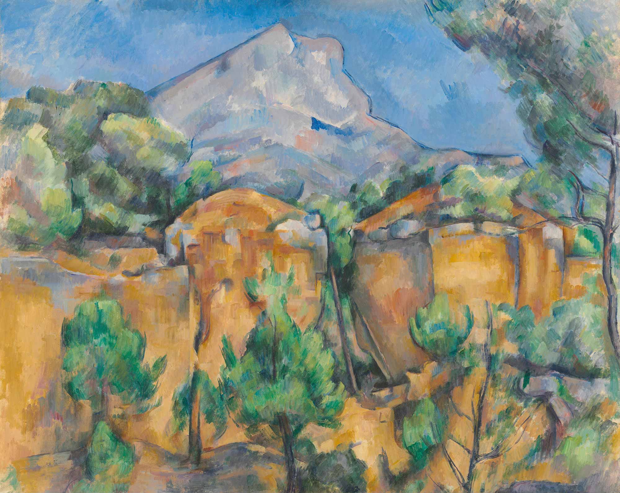 Paul Cezanne Sainte Victoire Tepesi