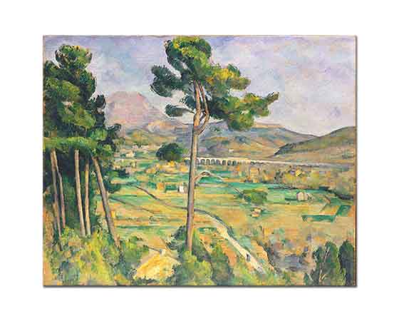 Paul Cezanne Viyadüklü Manzara