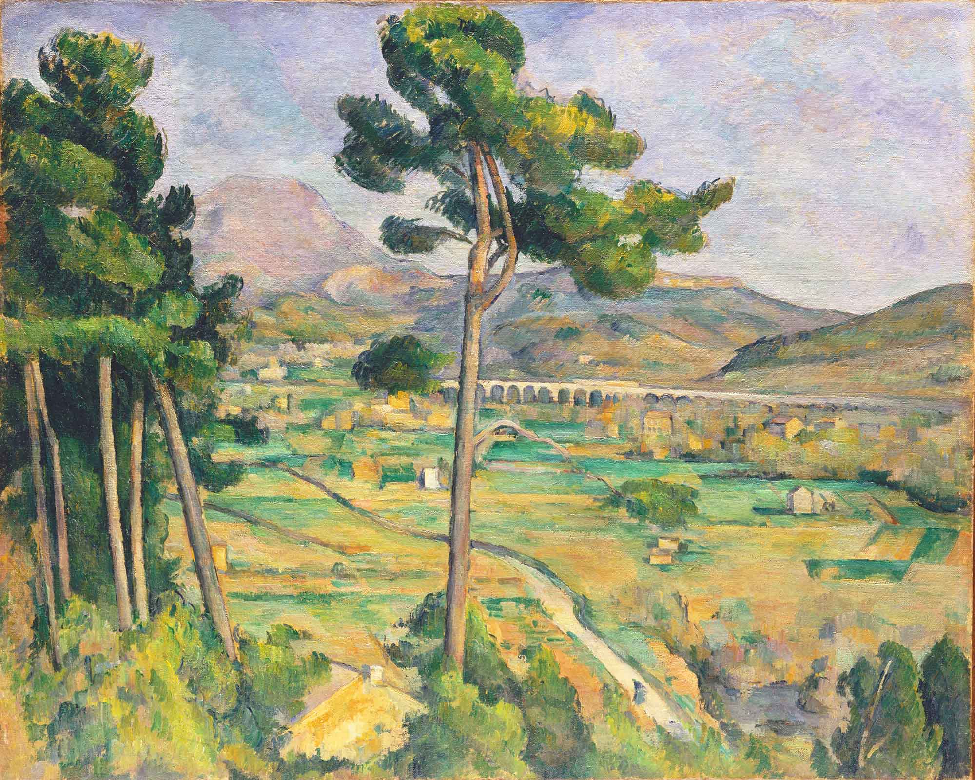 Paul Cezanne Viyadüklü Manzara