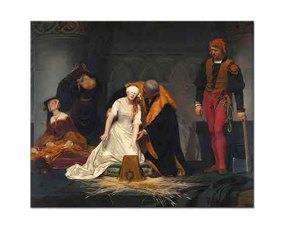 Paul Delaroche Lady Jane Grey'in idamı