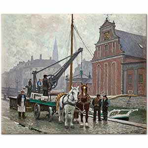Paul Gustav Fischer Ved Holmens Kilisesi