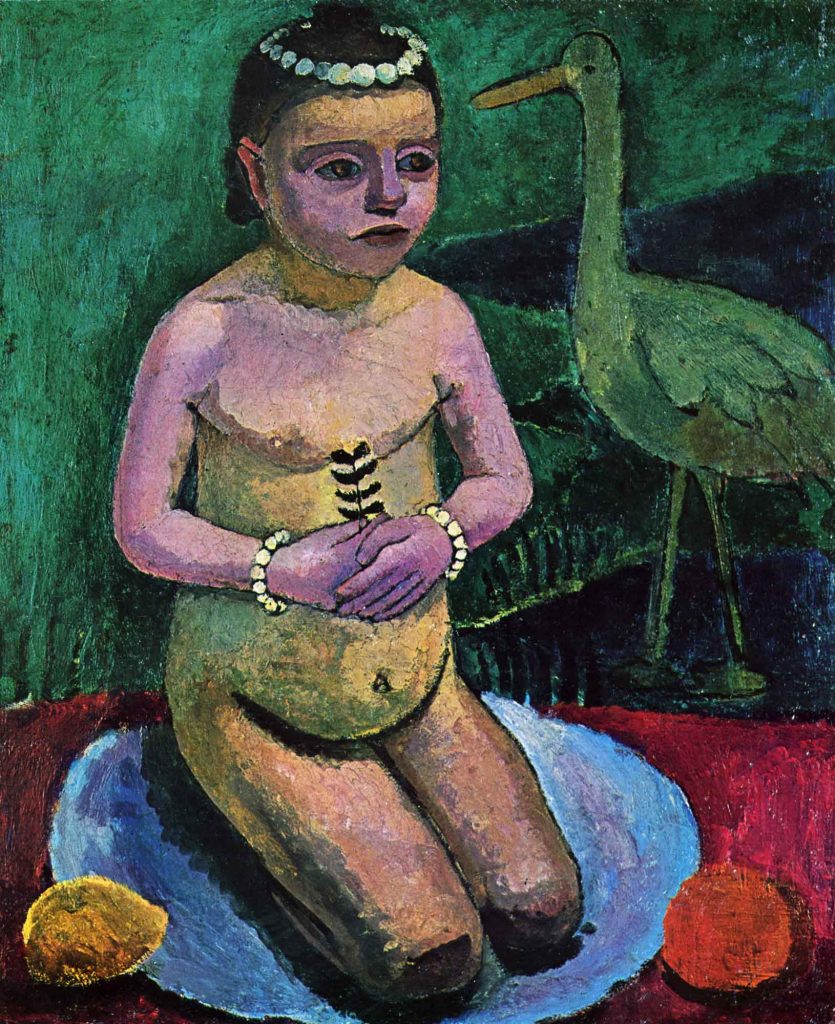 Paula Modersohn Becker Çocuk ve Leylek