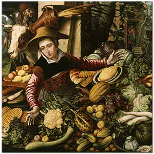 Pieter Aertsen Sebze Satıcısı