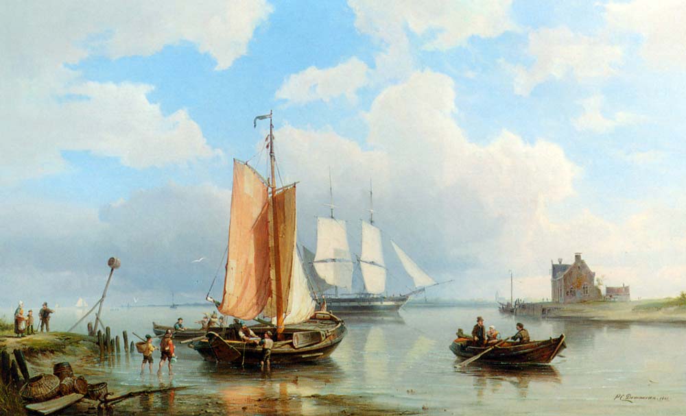 Pieter Cornelis Dommersen Balıkçılar