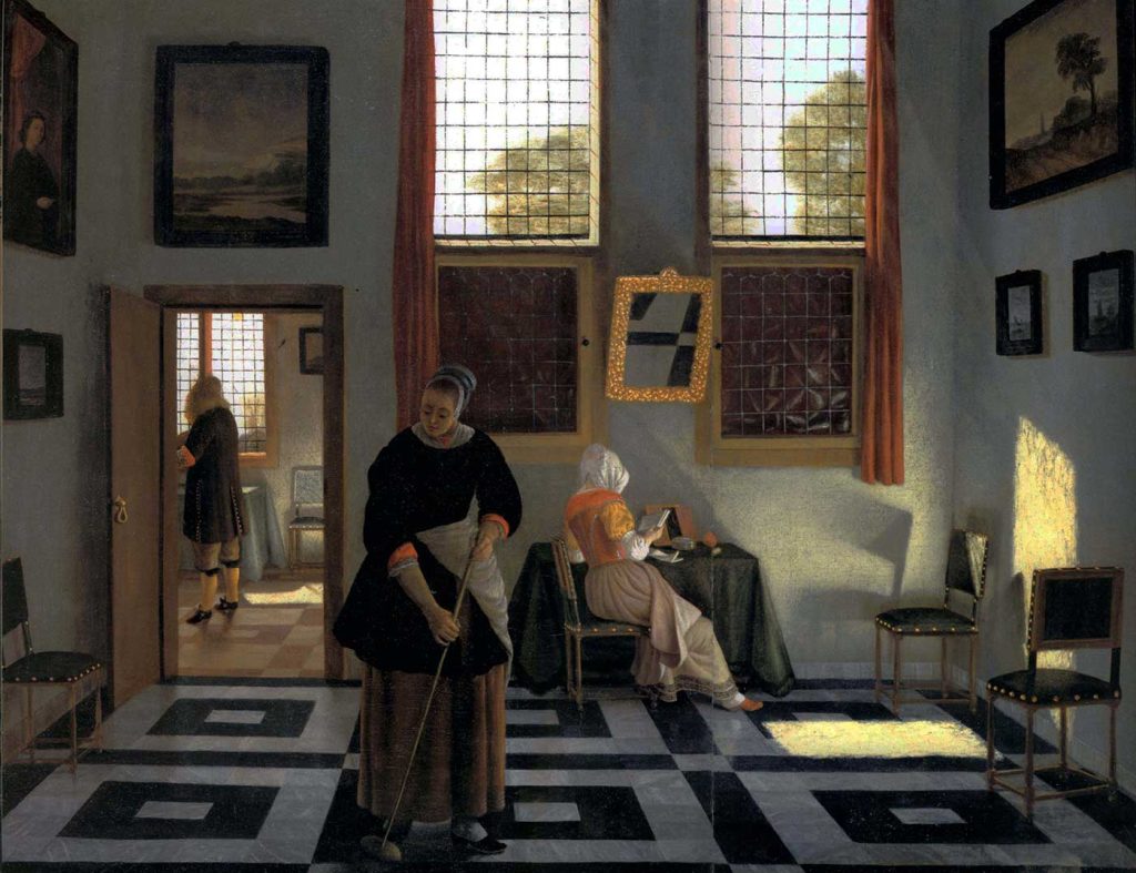Pieter Jansens Elinga İç Mekan Ressam ile