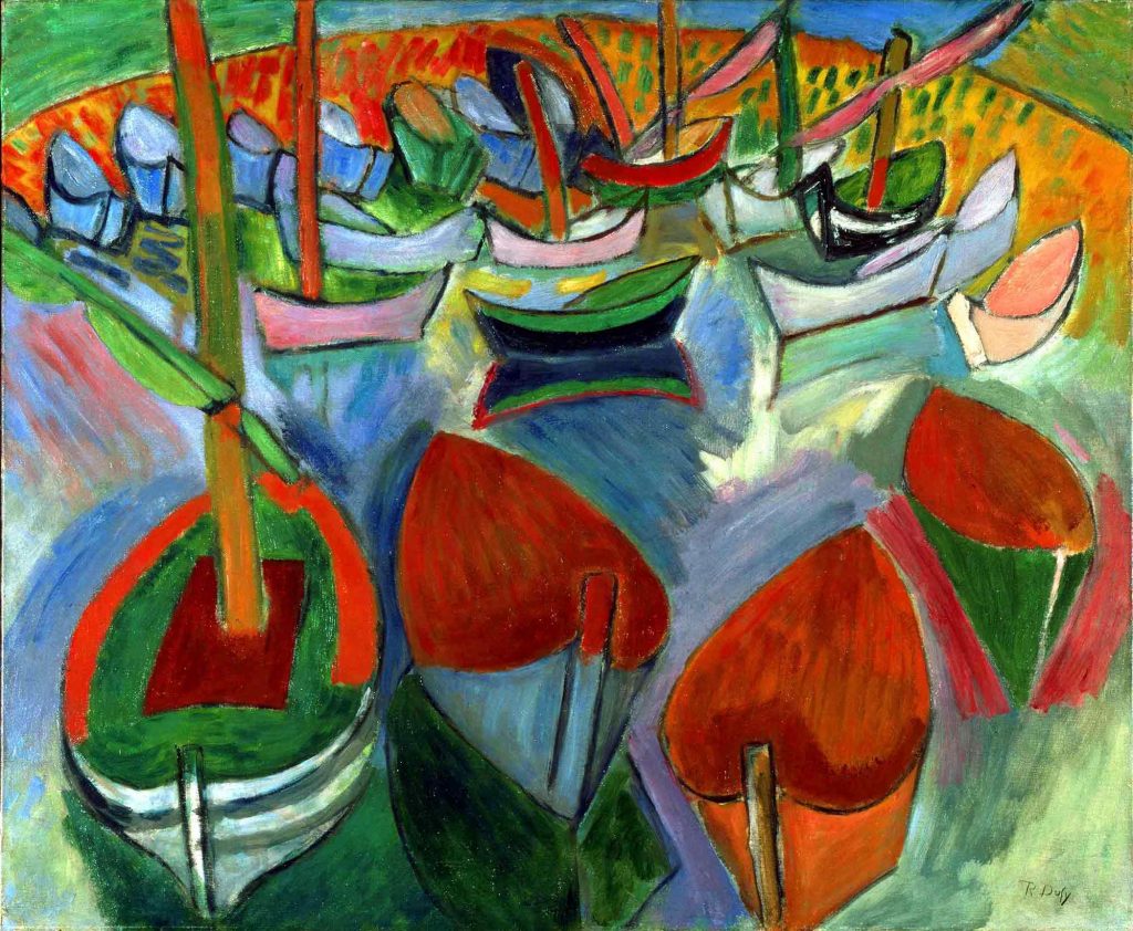 Raoul Dufy Martigues'de Sandallar