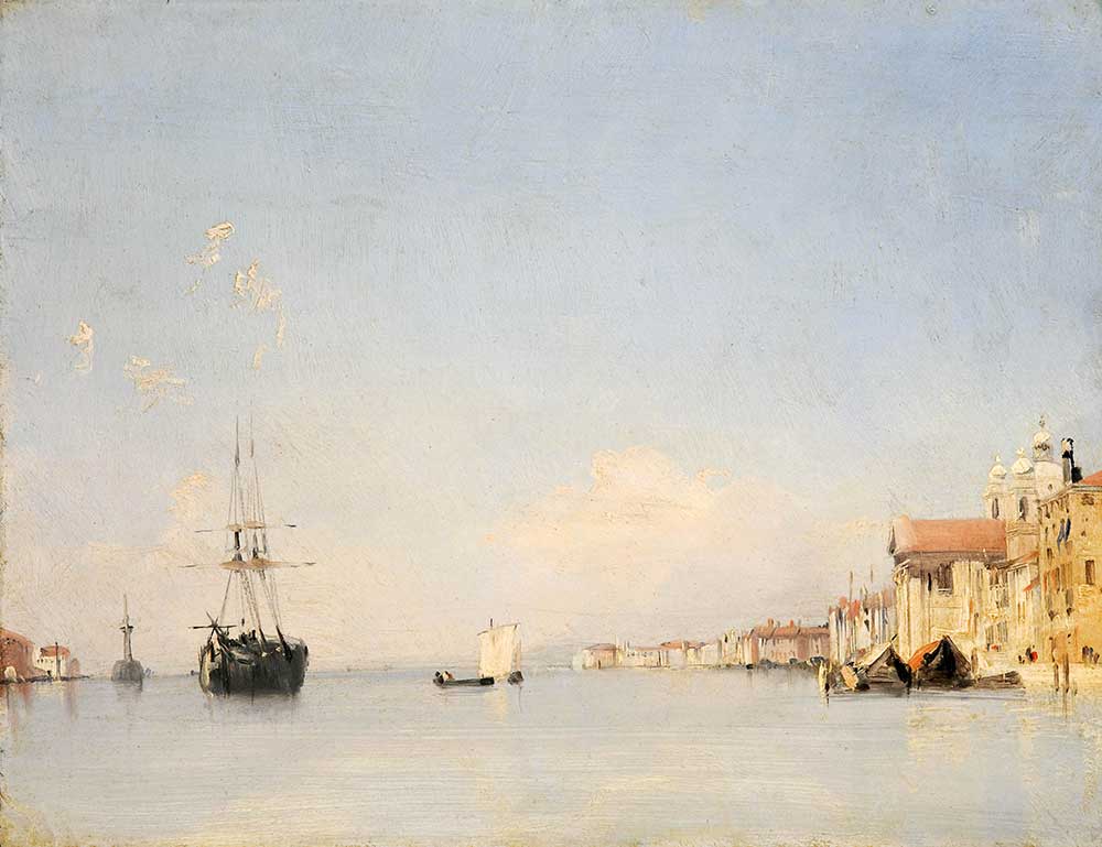 Richard Parkes Bonington Giudecca Venedik