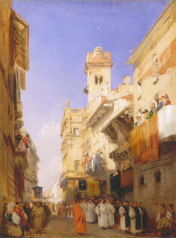 Richard Parkes Bonington Sant Anastasia Verona