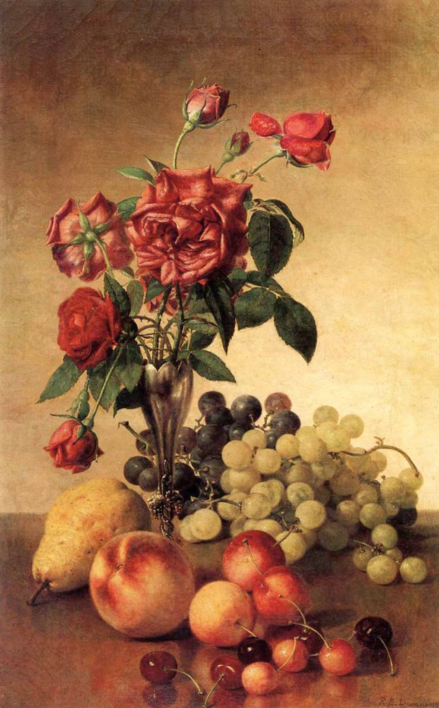 Robert Spear Dunning, Meyveli ve Güllü Natürmort