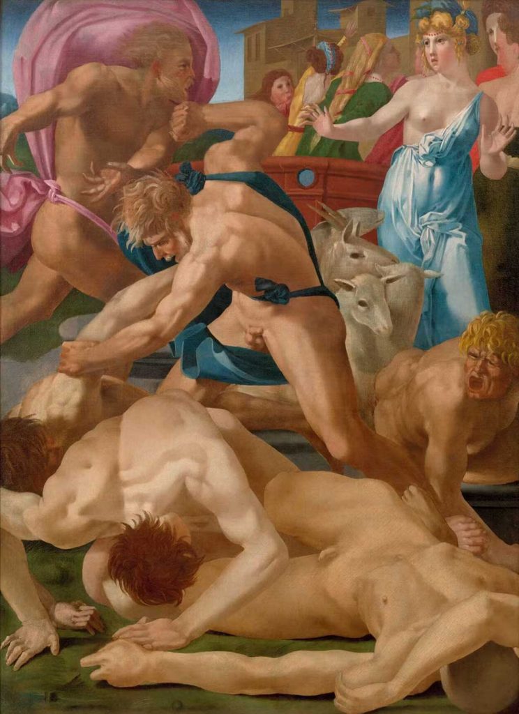 Rosso Fiorentino Hz Musa Jetro'nun Kızlarını Savunurken