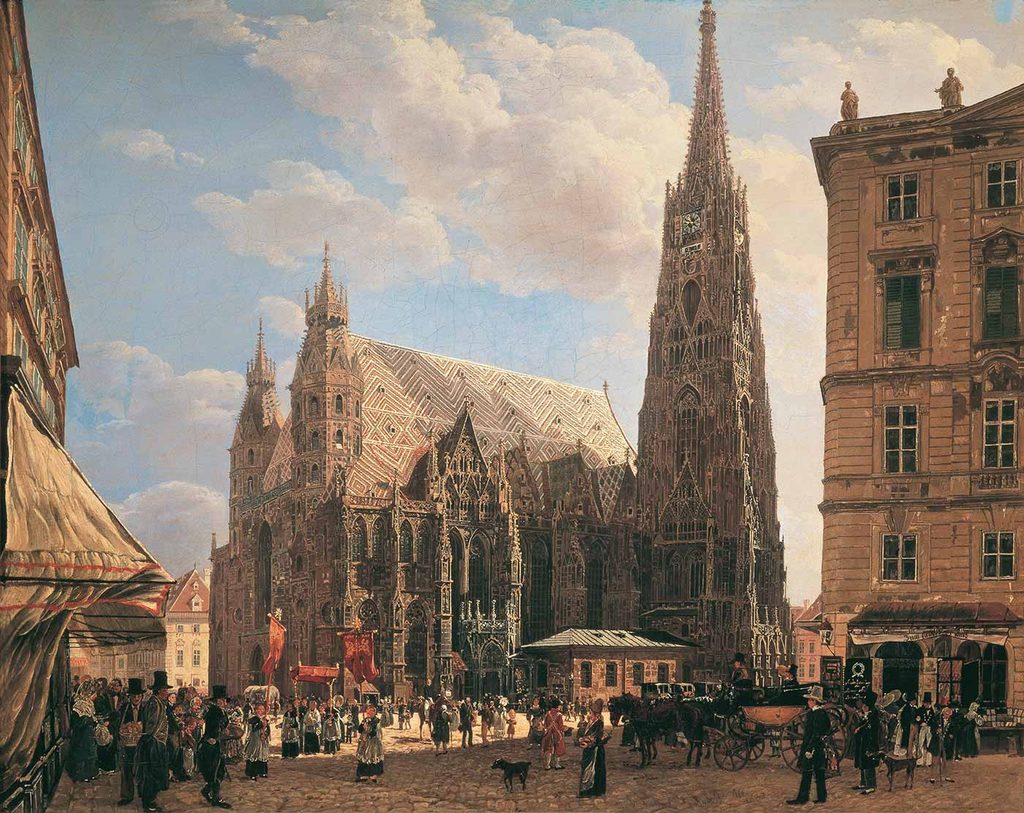 Rudolf Ritter von Alt Stephan Katedrali
