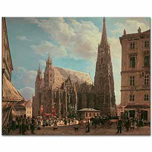 Rudolf Ritter von Alt Stephan Katedrali