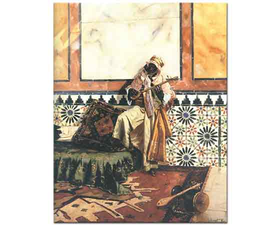 Rudolph Ernst Kuzey Afrika'da iç Mekan