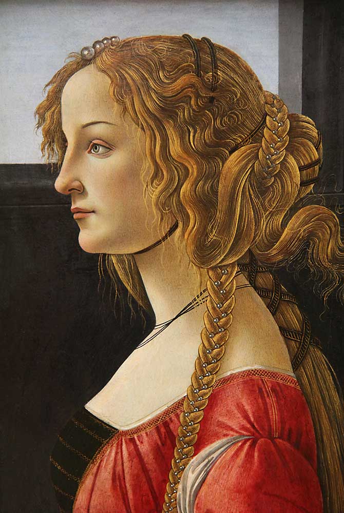 Sandro Botticelli Genç Kadın Portresi