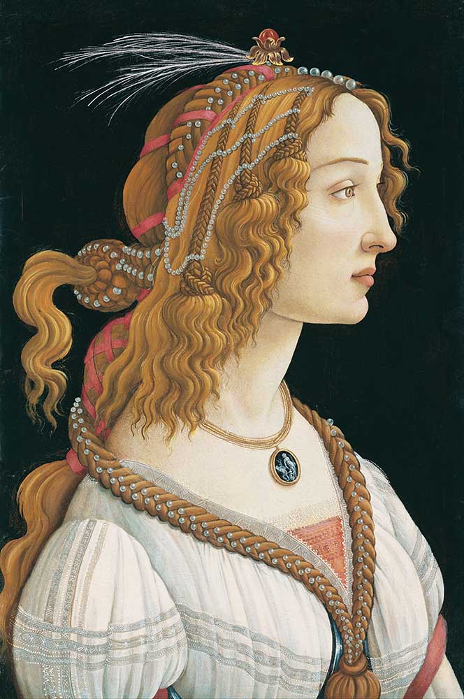 Sandro Botticelli ideal Bir Kadın Portresi
