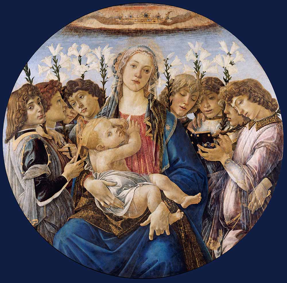 Sandro Botticelli Madonna Azizler ile
