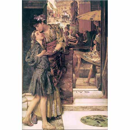 Sir Lawrence Alma Tadema Ayrılık Öpücüğü