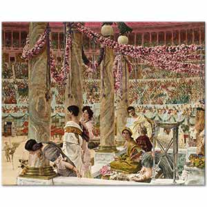 Sir Lawrence Alma Tadema Caracalla ve Geta Kolezyumda