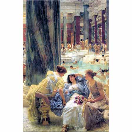 Sir Lawrence Alma Tadema Caracalla Hamamı