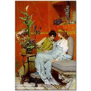 Sir Lawrence Alma Tadema Sırdaşlar