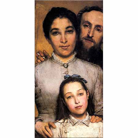 Sir Lawrence Alma Tadema Dalou Karısı ve Kızı