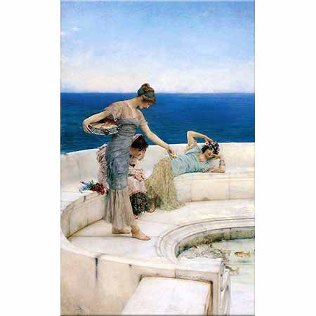 Sir Lawrence Alma Tadema Gümüş Gözdeler