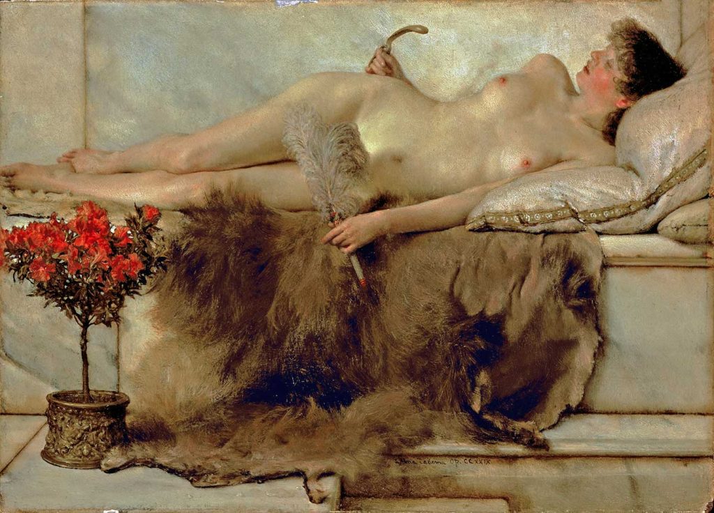 Sir Lawrence Alma Tadema Hamamda Dinlenme