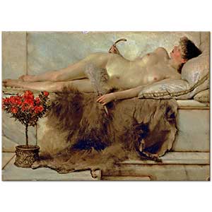 Sir Lawrence Alma Tadema Hamamda Dinlenme