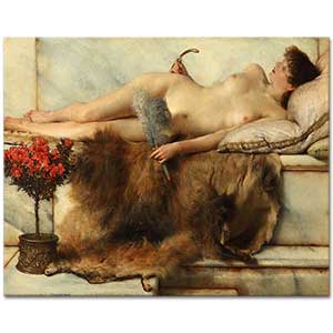 Sir Lawrence Alma Tadema Hamamda Dinlenme