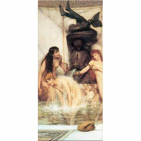 Sir Lawrence Alma Tadema Kızlar ve Süngerler