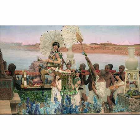 Sir Lawrence Alma Tadema Musa'nın Bulunuşu