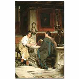Sir Lawrence Alma Tadema Tartışma