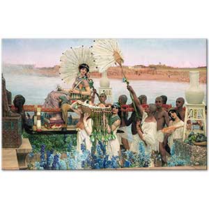 Sir Lawrence Alma Tadema Musa'nın Bulunuşu
