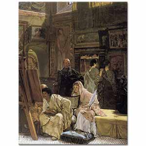 Sir Lawrence Alma Tadema Roma'da Bir Resim Galerisi