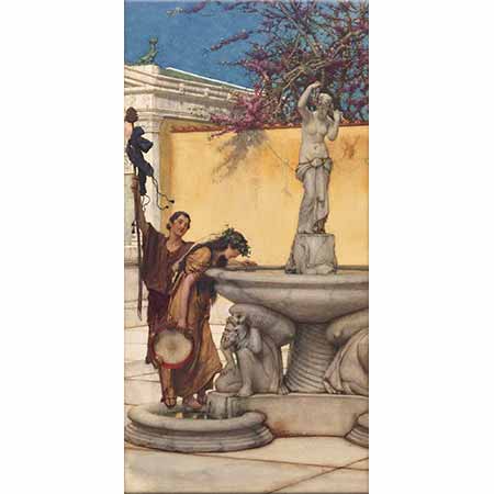 Sir Lawrence Alma Tadema Venüs ile Bakhus Arasında
