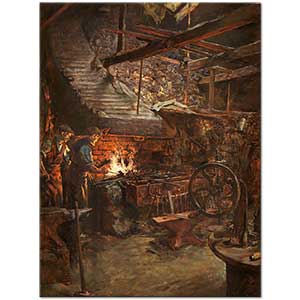 Stanhope Alexander Forbes Blacksmith'in Dükkanı