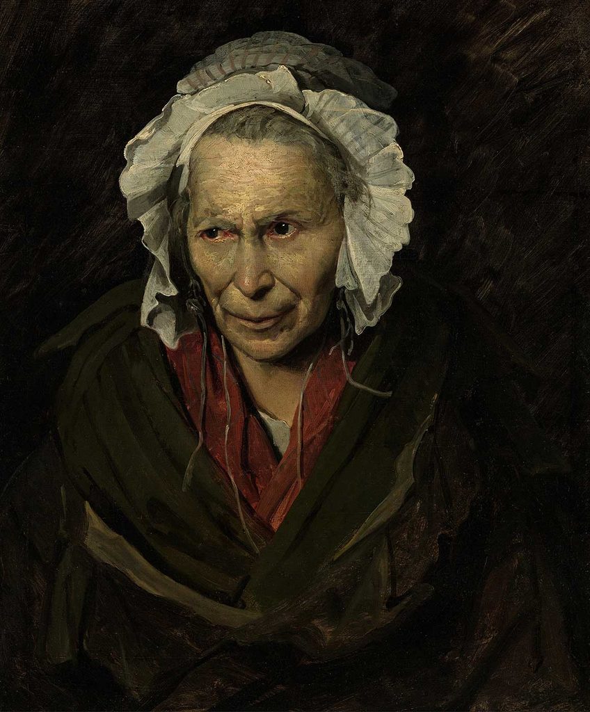 Theodore Gericault Deli Kadın Portresi
