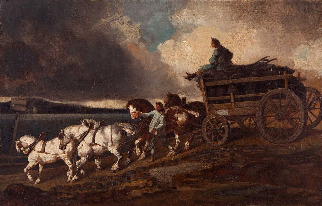 Theodore Gericault Kömür Arabası