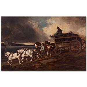 Theodore Gericault Kömür Arabası