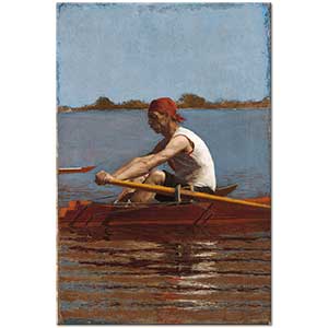 Thomas Eakins John Biglin Tek Kişilik Kayıkta