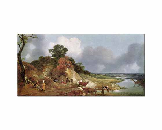 Thomas Gainsborough Cornard Köyü ve Manzarası