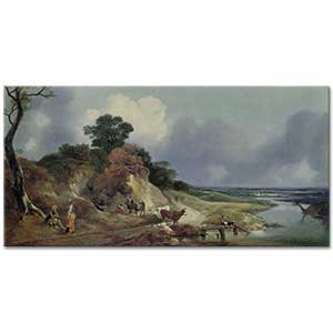 Thomas Gainsborough Cornard Köyü ve Manzarası